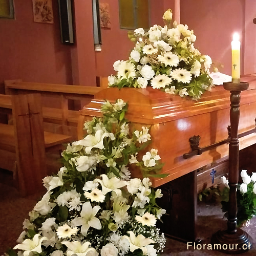 Infaltable Conjunto clásico de dos arreglos florales de flores mixtas. Seleccione colorido (Sólo Santiago)